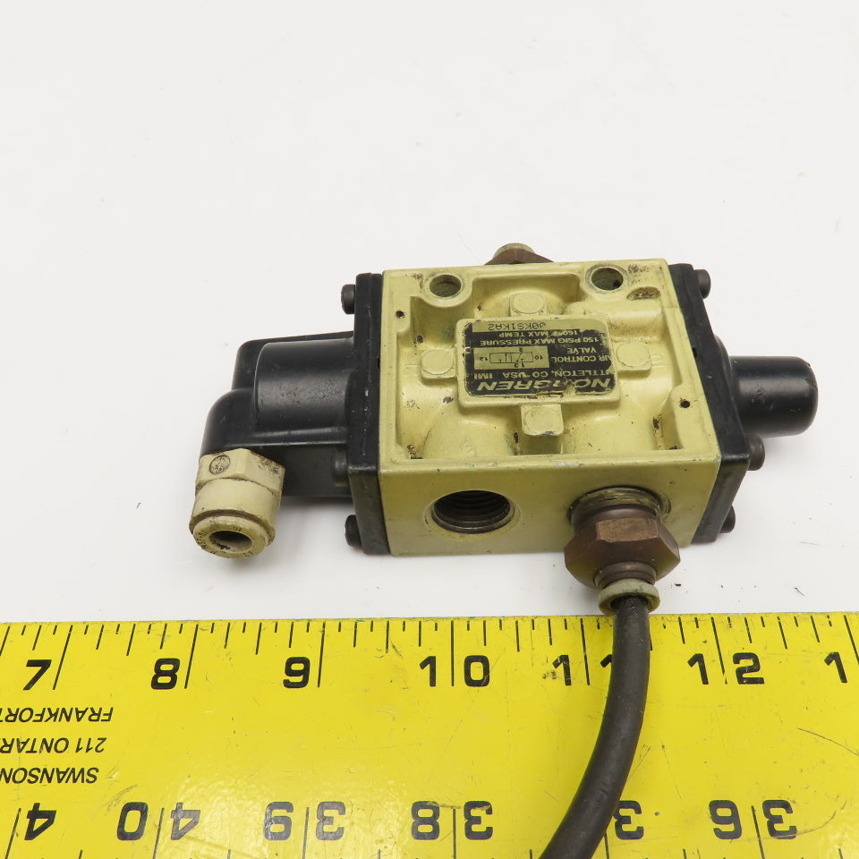Norgren 00KS1KA2 2 Position Pneumatic Valve Air Pilot 150PSI 3/8" NPT