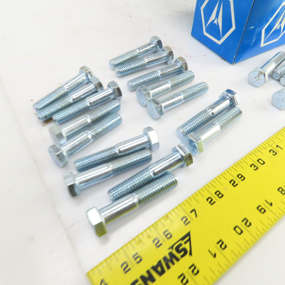 1/2"-13 x 2-1/2" L Grade 8 Hex Cap Bolts USA Made Lot of 70