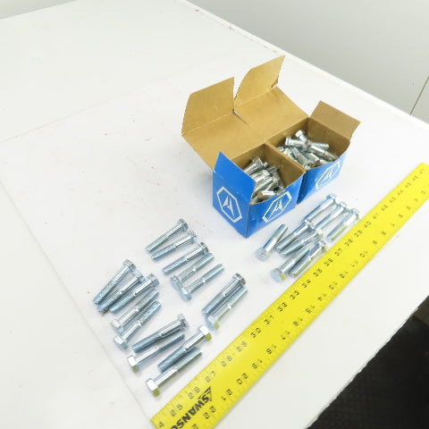 1/2"-13 x 2-1/2" L Grade 8 Hex Cap Bolts USA Made Lot of 70