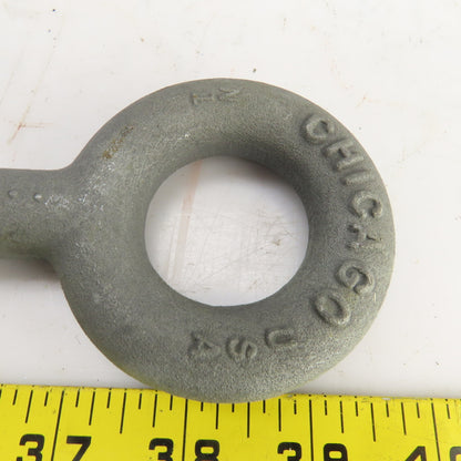 Chicago Forged Lifting Eye Bolt 3/4"-10 x 6" L 1.470" Hole Diameter USA Made