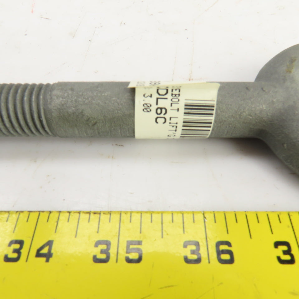 Chicago Forged Lifting Eye Bolt 3/4"-10 x 6" L 1.470" Hole Diameter USA Made