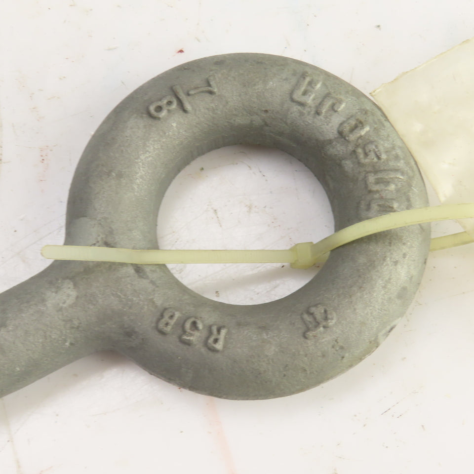 Crosby Forged Lifting Eye Bolt 7/8" x 12-1/4" L 1-3/4" Hole Diameter USA Made