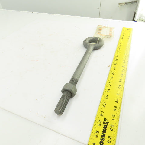 Crosby Forged Lifting Eye Bolt 7/8" x 12-1/4" L 1-3/4" Hole Diameter USA Made