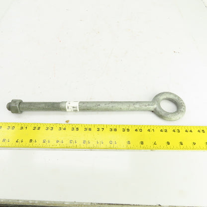 Chicago Forged Lifting Eye Bolt 3/4"-10 x 12" L 1.5" Hole Diameter USA Made