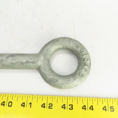 Chicago Forged Lifting Eye Bolt 3/4"-10 x 12" L 1.5" Hole Diameter USA Made