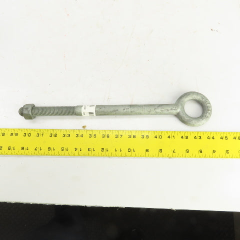 Chicago Forged Lifting Eye Bolt 3/4"-10 x 12" L 1.5" Hole Diameter USA Made