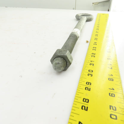 Chicago Forged Lifting Eye Bolt 3/4"-10 x 12" L 1.5" Hole Diameter USA Made