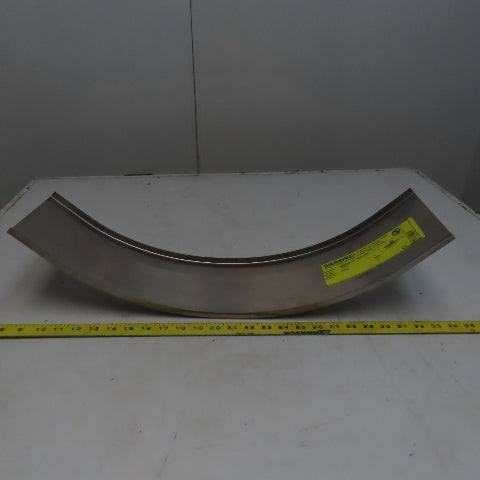 B-Line 808SS620-06-90V012 6" 316 Stainless Steel Cable Tray 90° Outside  Cover
