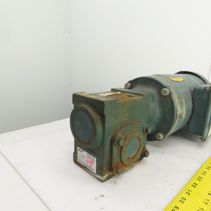 Tigear 17Q05R14 5:1 Ratio Right Hand Gear Reducer 1HP 230/460V 3PH 350RPM Output