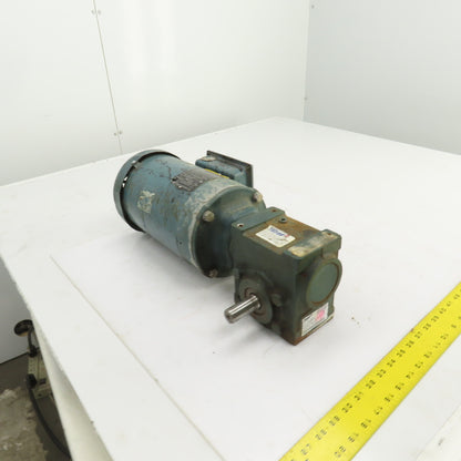 Tigear 17Q05R14 5:1 Ratio Right Hand Gear Reducer 1HP 230/460V 3PH 350RPM Output