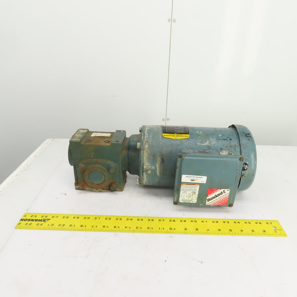 Tigear 17Q05R14 5:1 Ratio Right Hand Gear Reducer 1HP 230/460V 3PH 350RPM Output
