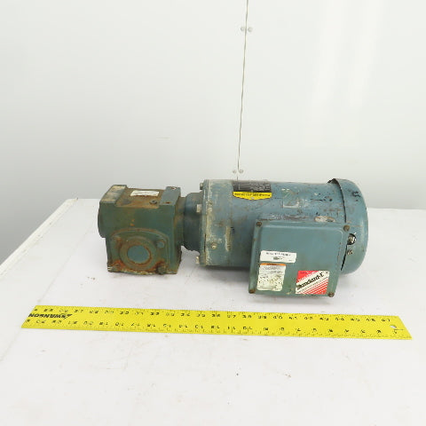 Tigear 17Q05R14 5:1 Ratio Right Hand Gear Reducer 1HP 230/460V 3PH 350RPM Output