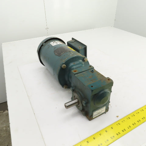 Tigear 17Q05R14 5:1 Ratio Right Hand Gear Reducer 1HP 230/460V 3PH 350RPM Output