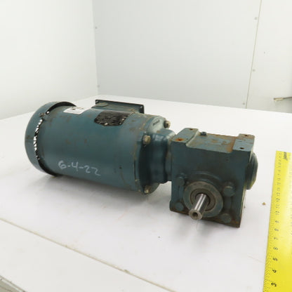 Tigear 17Q05R14 5:1 Ratio Right Hand Gear Reducer 1HP 230/460V 3PH 350RPM Output