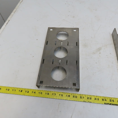 B-Line SS6CC-06-12 6" 316 Stainless Steel 12" Vented Cable Tray Lot of 2