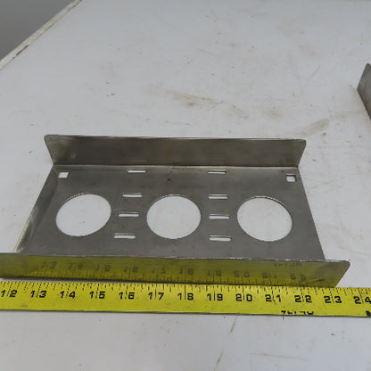 B-Line SS6CC-06-12 6" 316 Stainless Steel 12" Vented Cable Tray Lot of 2