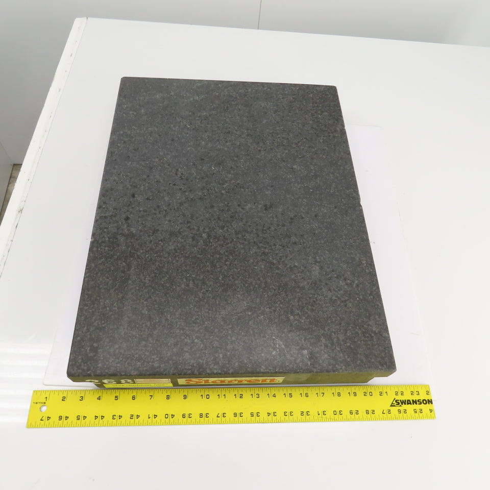 Starrett Grade B 24" x 18" x 3" Thick Granite Surface Toolroom Inspection Plate