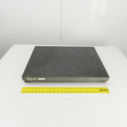 Starrett Grade B 24" x 18" x 3" Thick Granite Surface Toolroom Inspection Plate