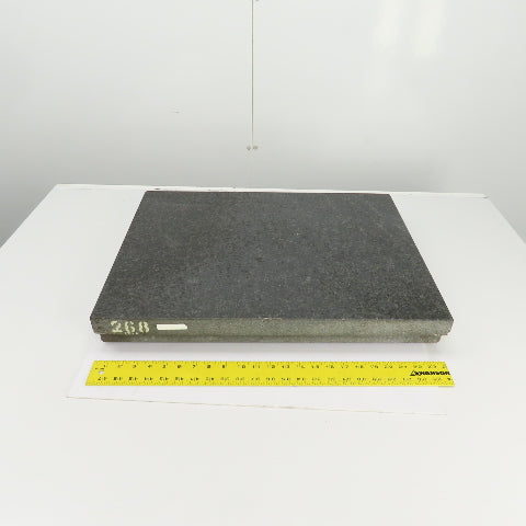 Starrett Grade B 24" x 18" x 3" Thick Granite Surface Toolroom Inspection Plate