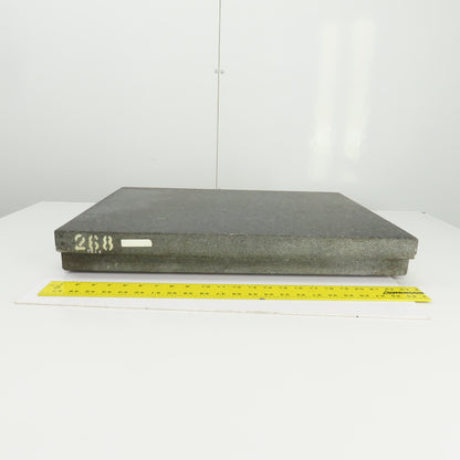 Starrett Grade B 24" x 18" x 3" Thick Granite Surface Toolroom Inspection Plate