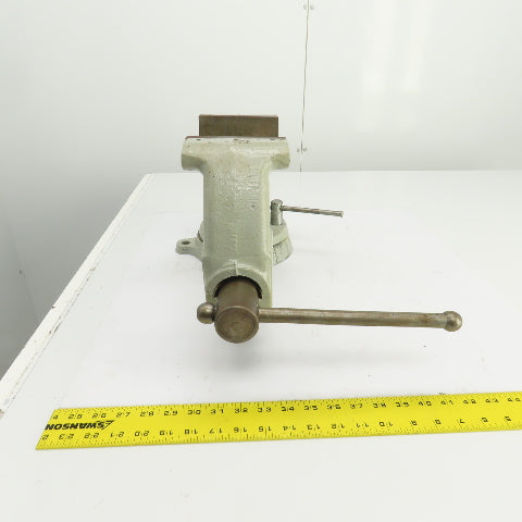Columbian 604 1/2-M2 Machinist Swivel Base Bench Vise 4-1/2" Jaws 6" Open