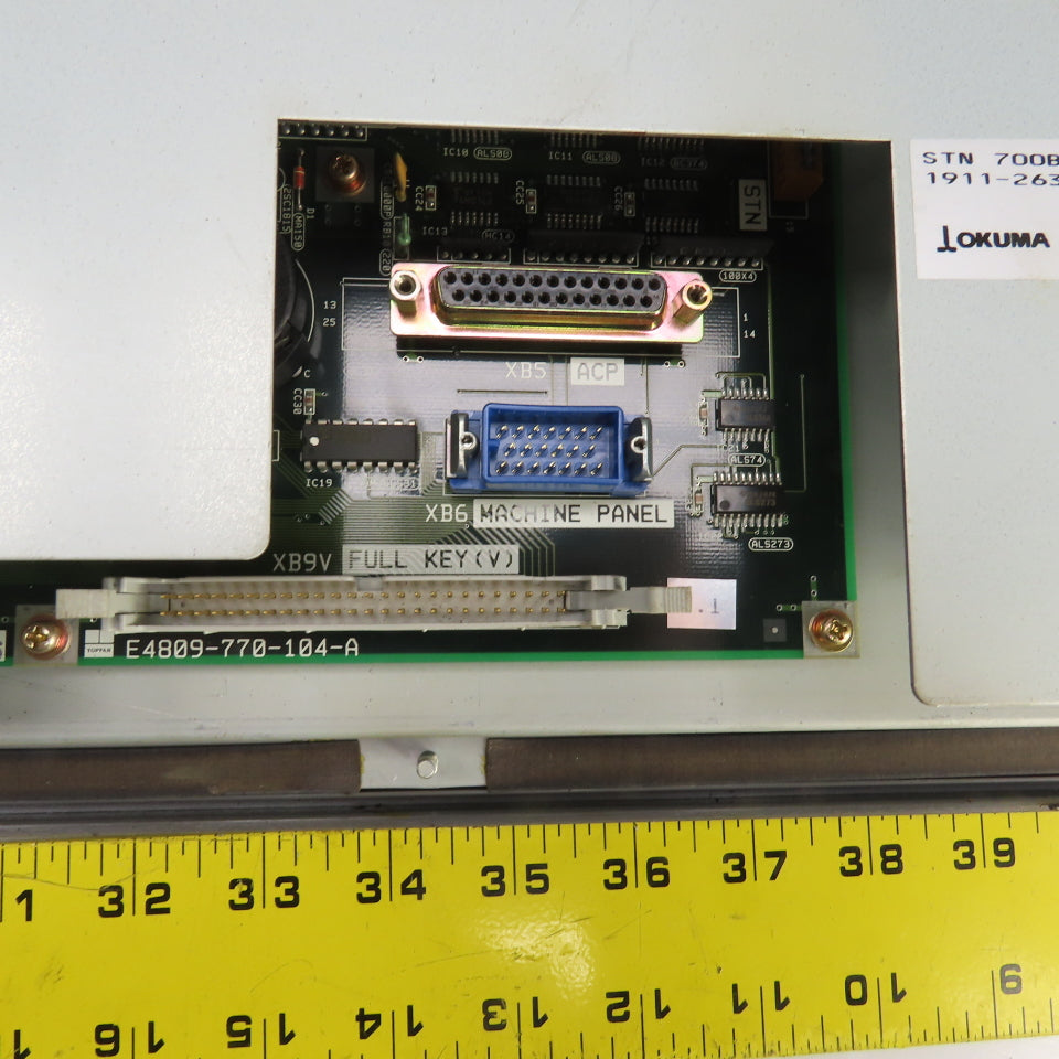 Okuma 1911-2631-37-107 OSP700M STN 700B Ver. 1.0 Operator Control STN Panel