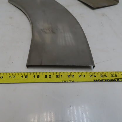 B-Line 808SS620-06-45HB12 SS Horizontal 45° 6" W Cable Tray Cover Lot of 2