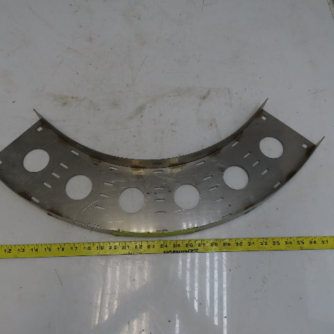 B-Line SS6CC-06-90HB12 Stainless Steel Horizontal 90° 6" W Vented Cable Tray
