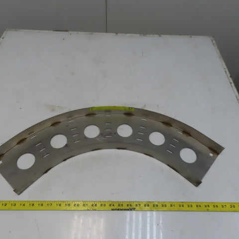 B-Line SS6CC-06-90HB12 Stainless Steel Horizontal 90° 6" W Vented Cable Tray