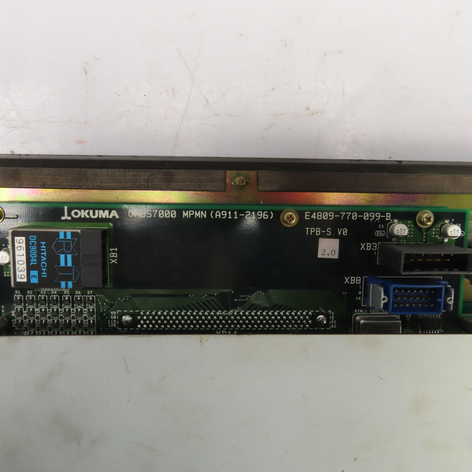 Okuma MPN7000 E0105-566-103-2 Vertical Machining Center Operator Control Panel