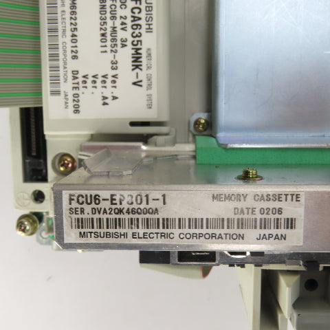 Mitsubishi FCA635MNK-V Neomatic 635V Numerical Control System Cracked Cover