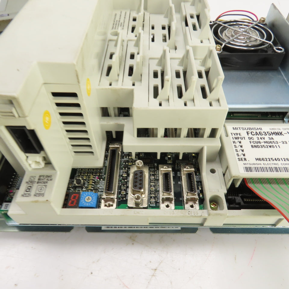 Mitsubishi FCA635MNK-V Neomatic 635V Numerical Control System Cracked Cover