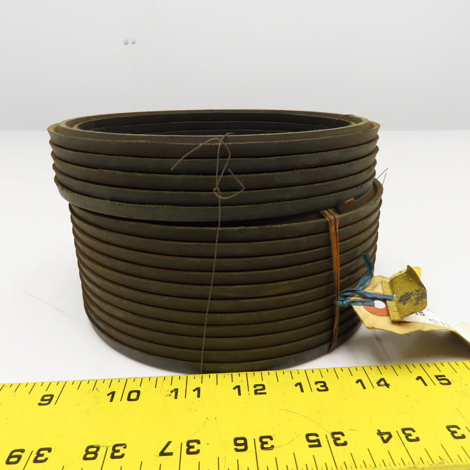 5-5/8" ID x 6-5/8" OD WV Style Vee Packing 14 Ring 2 Top Lot Of 16