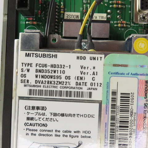 Mitsubishi FCU6-HD332-1 FCU6-KB043 Operator Control Keyboard