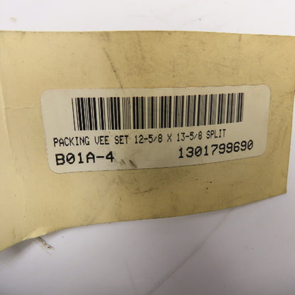 12-5/8" ID x 13-5/8" OD Split Ring Vee Packing Set 2-5/8" Thick 10 Ring