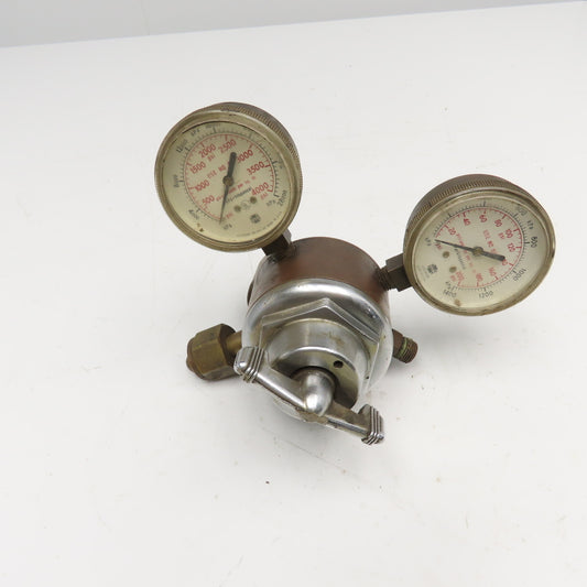 Union Carbide 2 Stage Inert Gas Pressure Purox Regulator