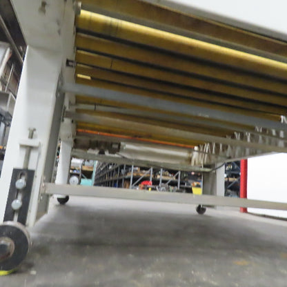 Giardina 22060 58" x 96" Power Roller Transfer Conveyor 14FPM 208-480V 3PH