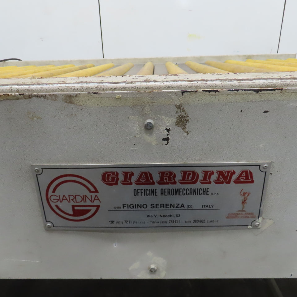 Giardina 22060 58" x 96" Power Roller Transfer Conveyor 14FPM 208-480V 3PH