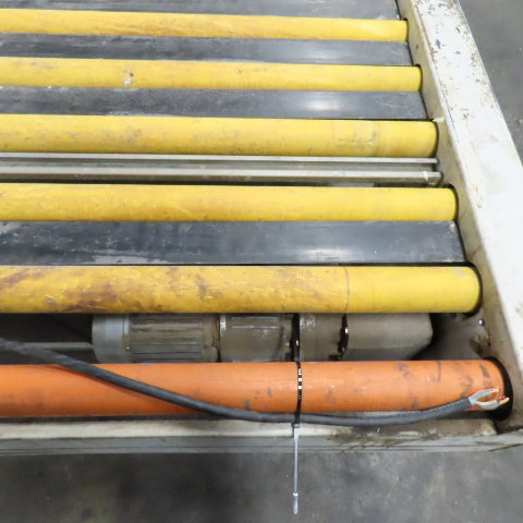Giardina 22060 58" x 96" Power Roller Transfer Conveyor 14FPM 208-480V 3PH