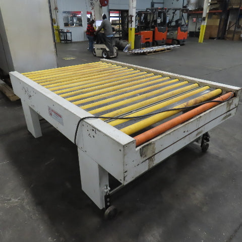 Giardina 22060 58" x 96" Power Roller Transfer Conveyor 14FPM 208-480V 3PH