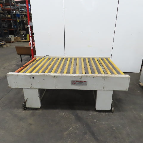 Giardina 22060 58" x 96" Power Roller Transfer Conveyor 14FPM 208-480V 3PH