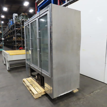 Pinnacle WBSC-3 70" Wide x 20" Deep 3 Door Merchandiser Refrigerator Glass Front
