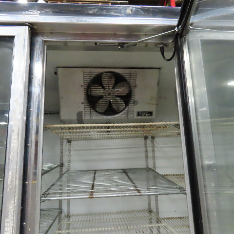 Pinnacle WBSC-3 70" Wide x 20" Deep 3 Door Merchandiser Refrigerator Glass Front