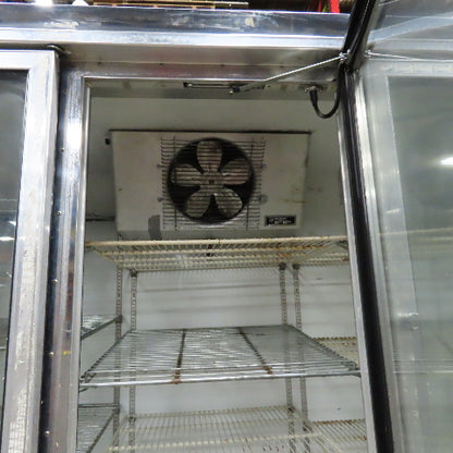 Pinnacle WBSC-3 70" Wide x 20" Deep 3 Door Merchandiser Refrigerator Glass Front