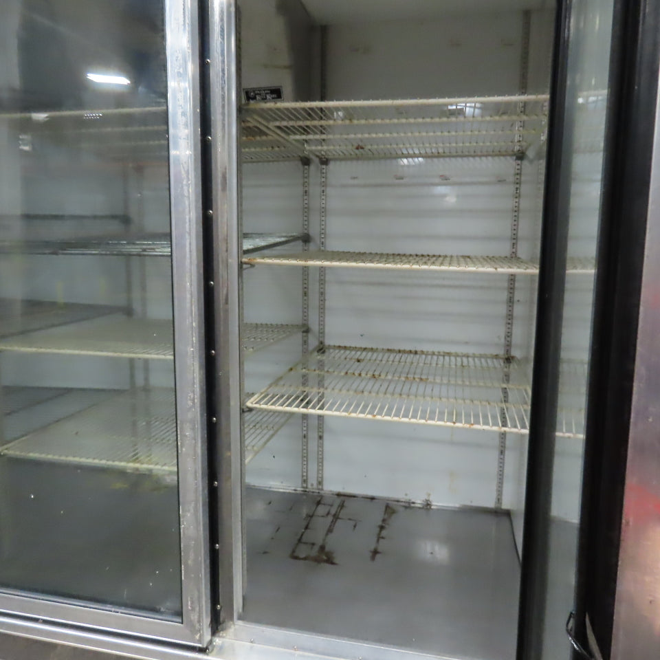 Pinnacle WBSC-3 70" Wide x 20" Deep 3 Door Merchandiser Refrigerator Glass Front