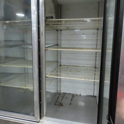 Pinnacle WBSC-3 70" Wide x 20" Deep 3 Door Merchandiser Refrigerator Glass Front