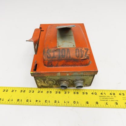 Gould JF321 30A 240V 3Ph Fused Safety Switch Disconnect