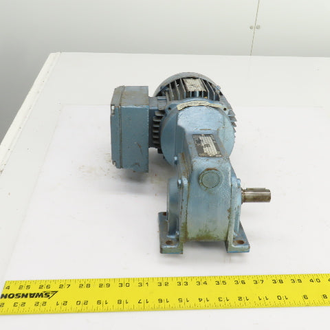 Eurodrive S30DT71D4 51:1 Ratio Left Hand Gear Reducer 33RPM Out 230/460V 3PH
