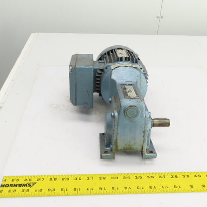 Eurodrive S30DT71D4 51:1 Ratio Left Hand Gear Reducer 33RPM Out 230/460V 3PH