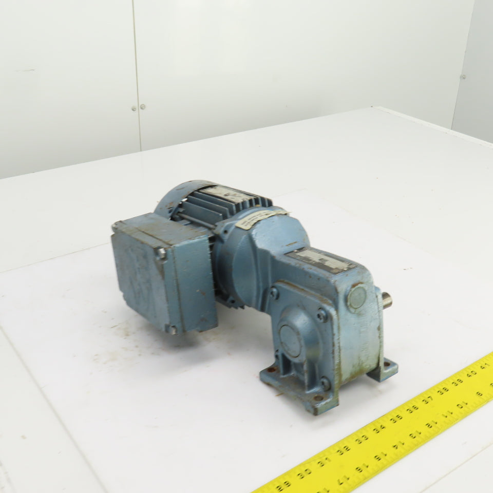 Eurodrive S30DT71D4 51:1 Ratio Left Hand Gear Reducer 33RPM Out 230/460V 3PH